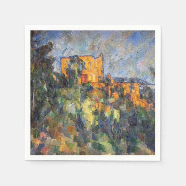 Paul Cezanne - Chateau Noir Pappersservett (Framsidan)
