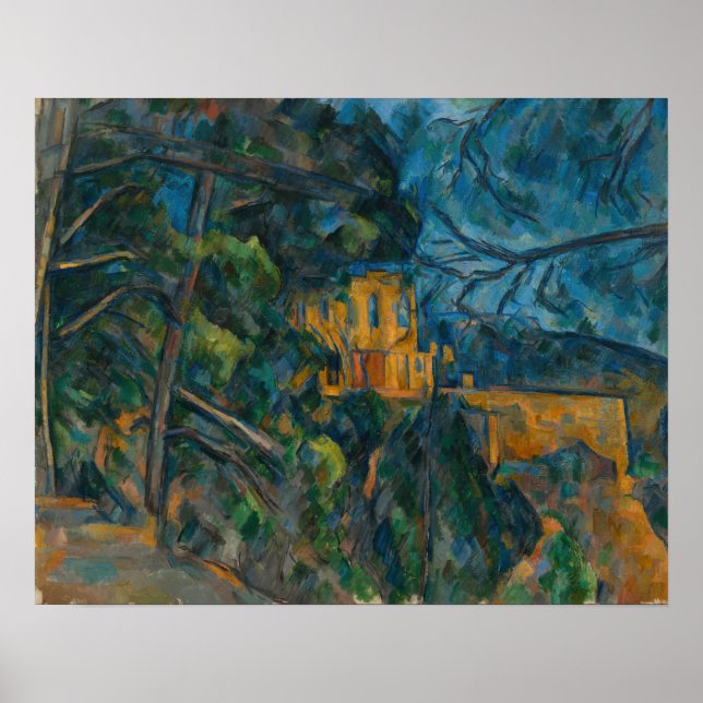 Paul Cezanne - Chateau Noir Poster (Framsidan)