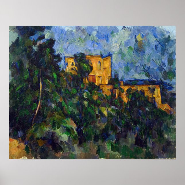 Paul Cezanne - Chateau Noir Poster (Framsidan)