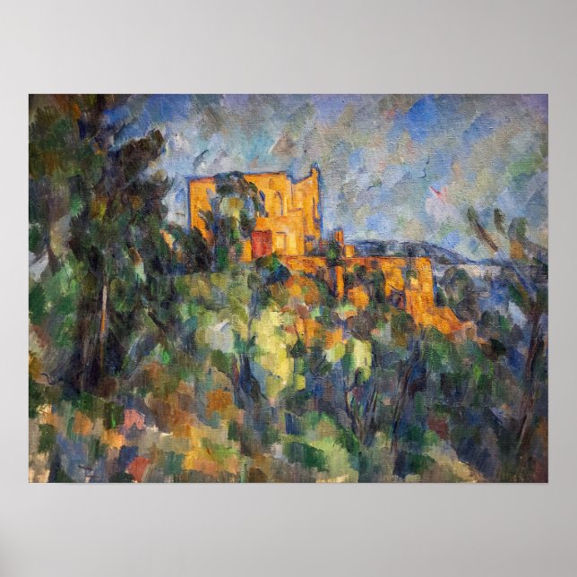 Paul Cezanne - Chateau Noir Poster (Framsidan)