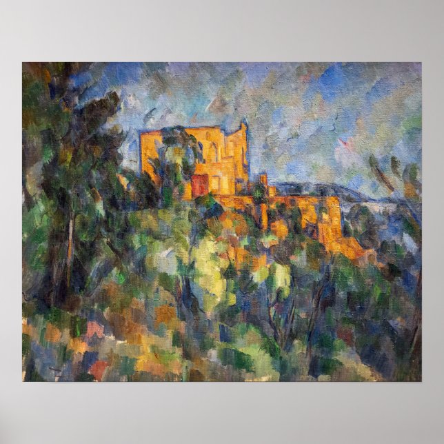 Paul Cezanne - Chateau Noir Poster (Framsidan)