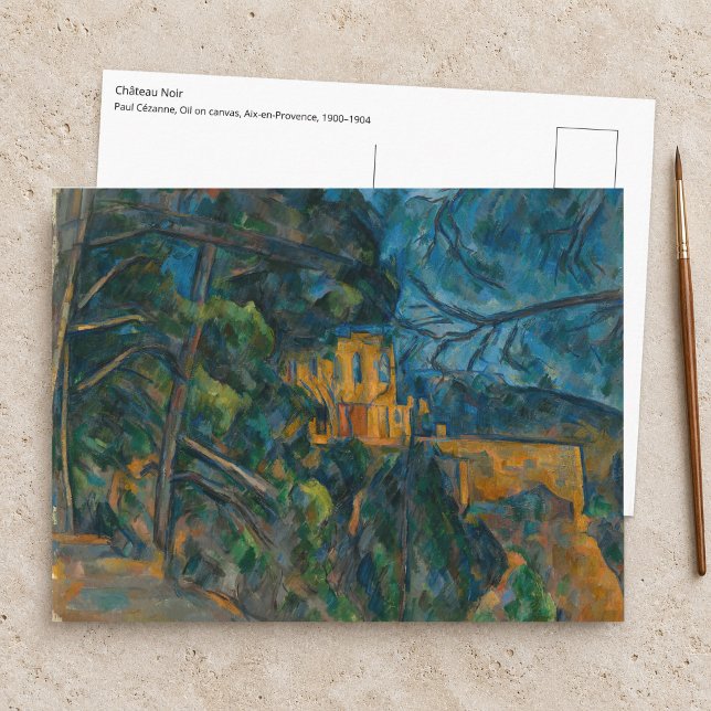 Paul Cezanne - Chateau Noir Vykort (Skapare uppladdad)