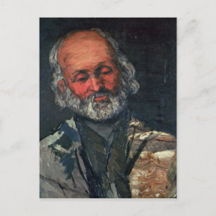 Paul Cezanne Chef för en gammal man, 1866 Vykort