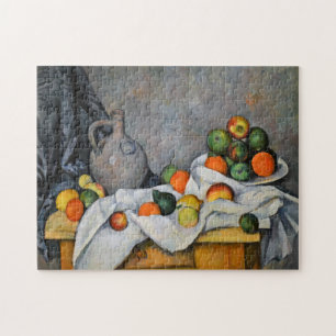 Paul Cezanne - Curtain, Jug and Fruit Bowl Pussel