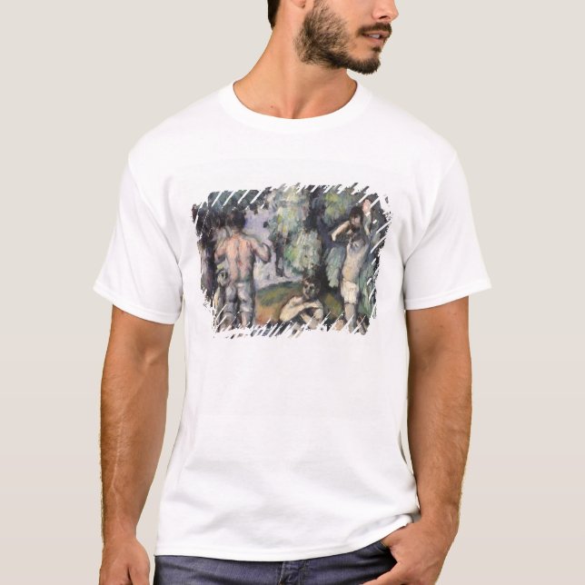 Paul Cezanne | de fem badarna, c.1875-77 Tee (Framsida)