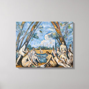 Paul Cezanne - De stora badande Canvastryck