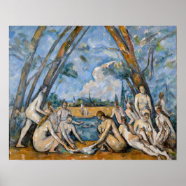 Paul Cezanne - De stora badande Poster