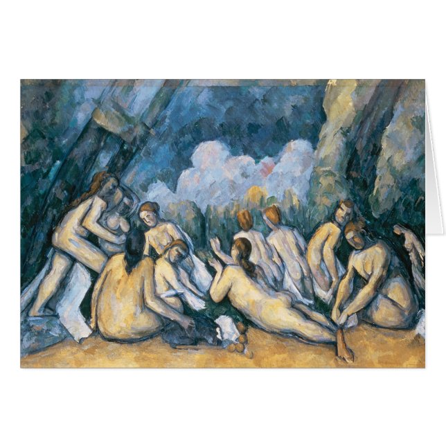 Paul Cezanne | De stora badarna, 1900-1905 Hälsningskort (Framsidan Horizontal)