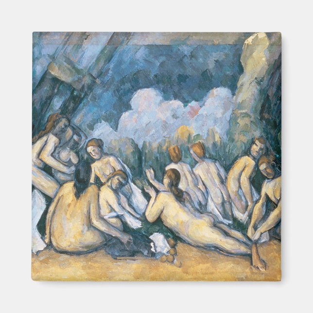 Paul Cezanne | De stora badarna, 1900-1905 Magnet (Framsidan)