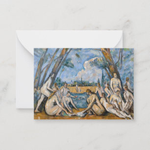 Paul Cezanne - de stora badarna Anteckningskort