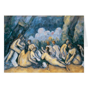 Paul Cezanne De stora badarna, c.1900-05 Hälsningskort