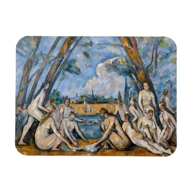 Paul Cezanne - de stora badarna Magnet (Horisontell)