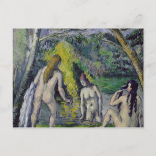 Paul Cezanne   De tre badarna, 1879-82 Vykort