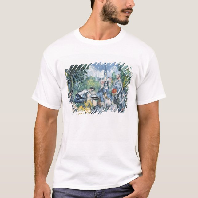 Paul Cezanne| Dejeuner sur l'herbe, 1876-77 T-shirt (Framsida)