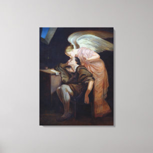 Paul Cezanne drömmen av poeten Canvastryck