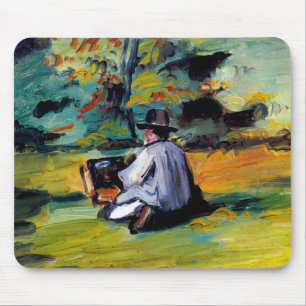 Paul Cezanne en målare på arbetsimpressionistkon Musmatta