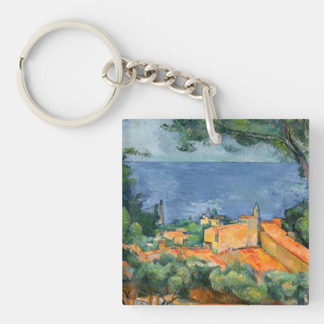 Paul Cezanne - Estaque med Red Tak (Framsidan)
