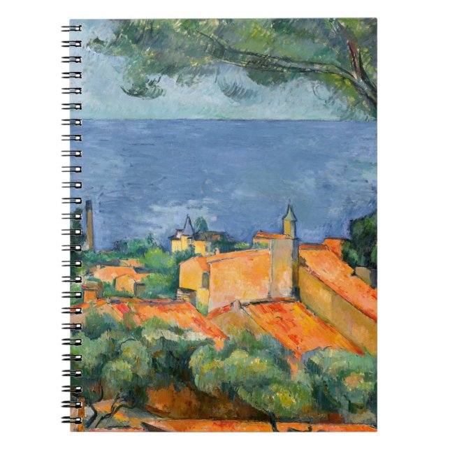 Paul Cezanne - Estaque med Red Tak Anteckningsbok (Framsidan)