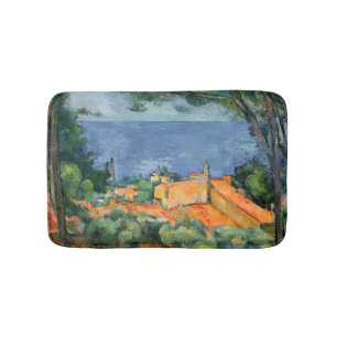 Paul Cezanne - Estaque med Red Tak Badrumsmatta