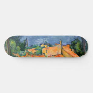 Paul Cezanne - Estaque med Red Tak Mini Skateboard Bräda 18,5 Cm