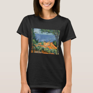Paul Cezanne - Estaque med Red Tak T Shirt