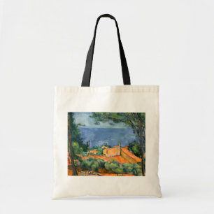 Paul Cezanne - Estaque med Red Tak Tygkasse