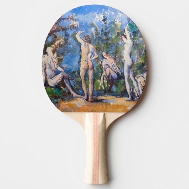 Paul Cezanne - Fem Badvardare Pingisracket (Framsidan)