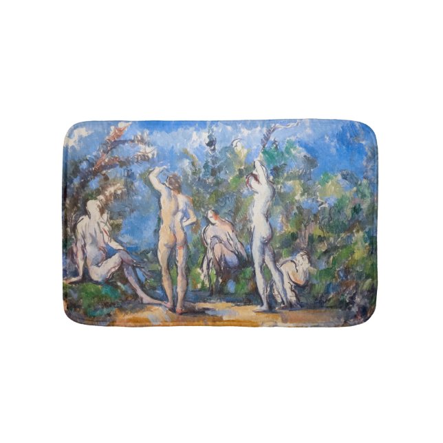 Paul Cezanne - Fem Bathers Badrumsmatta (Framsidan)