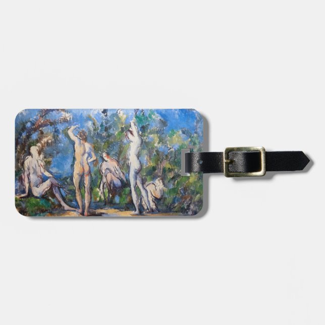 Paul Cezanne - Fem Bathers Bagagebricka (Horisontell Framsida)
