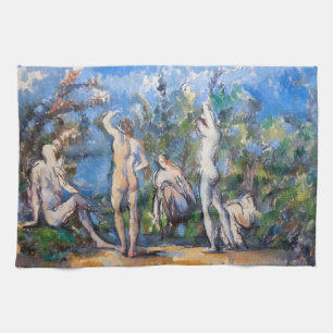Paul Cezanne - Fem Bathers Kökshandduk