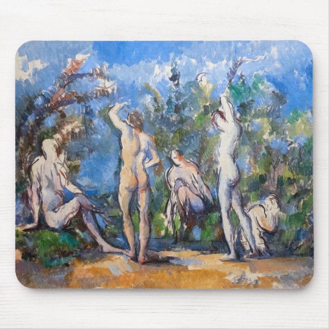 Paul Cezanne - Fem Bathers Musmatta (Framsidan)