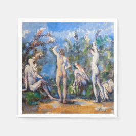 Paul Cezanne - Fem Bathers Pappersservett