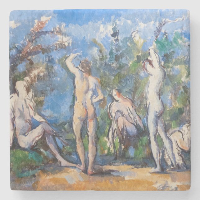 Paul Cezanne - Fem Bathers Stenunderlägg (Framsidan)