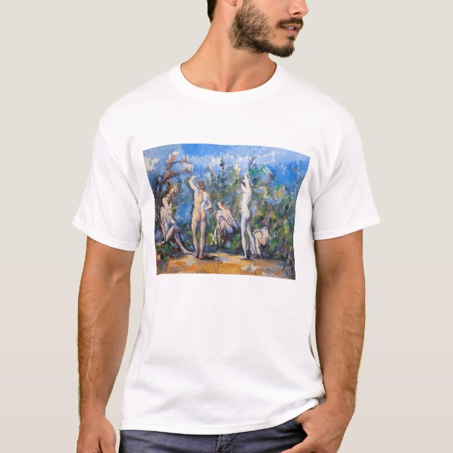 Paul Cezanne - Fem Bathers T Shirt (Framsida)