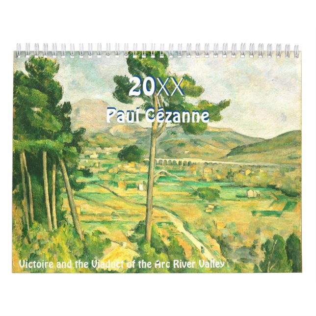 Paul Cezanne Fina Konst Landskapsmålningar Kalender (Omslag)