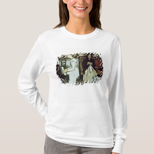 Paul Cezanne | flicka på pianot, 1868-69 Tee Shirt (Framsida)