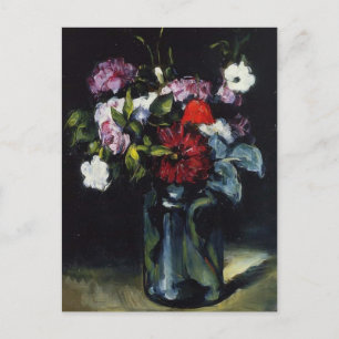 Paul Cezanne-Flowers i Vas Vykort