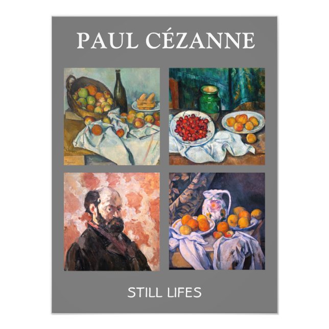 Paul Cezanne - Fortfarande Lifes mästerverk Select Fototryck (Framsidan)