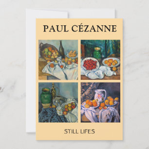 Paul Cezanne - Fortfarande Lifes mästerverk Select Inbjudningar