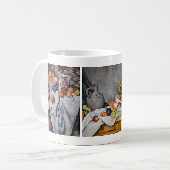 Paul Cezanne - Fortfarande Lifes mästerverk Select Kaffemugg (Framsida vänster)