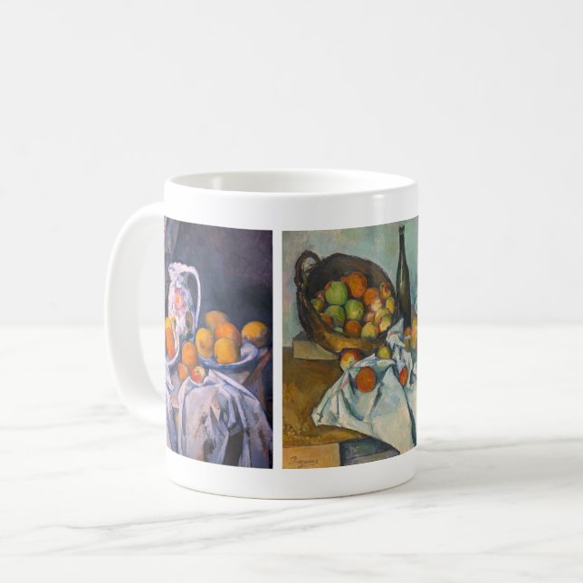 Paul Cezanne - Fortfarande Lifes mästerverk Select Kaffemugg (Framsida vänster)