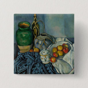 Paul Cezanne - Fortfarande livet med äpplen Knapp