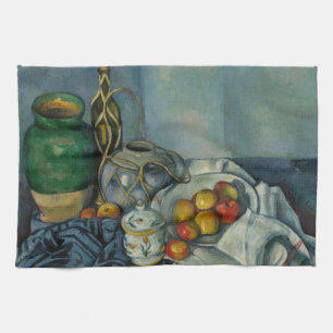 Paul Cezanne - Fortfarande livet med äpplen Kökshandduk