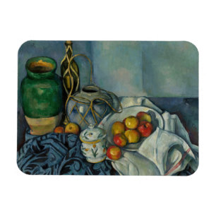 Paul Cezanne - Fortfarande livet med äpplen Magnet