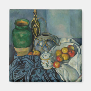 Paul Cezanne - Fortfarande livet med äpplen Magnet