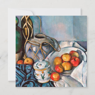 Paul Cezanne - fortfarande med äpplen Inbjudningar