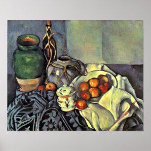 Paul Cezanne - fortfarande med äpplen Poster