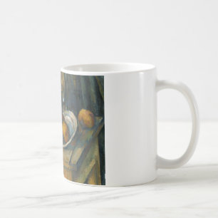 Paul Cezanne - Fortfarande med Mjölk jug och fruk Kaffemugg