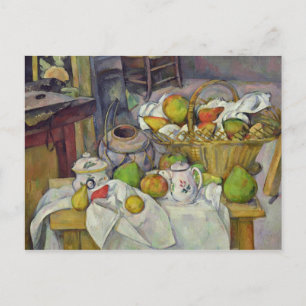 Paul Cezanne Fortsatt liv med basket, 1888-90 Vykort