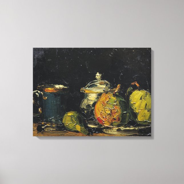 Paul Cezanne | Fortsatt livslängd, 1865 Canvastryck (Framsida)